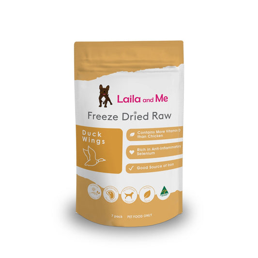 Laila & Me Freeze Dried Duck Wings Dog Treats - Pack of 7