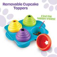 Brightkins Cupcake Party! Interactive Dog Treat Dispensing Toy & Puzzle