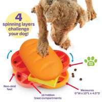 Brightkins Pupstrami Surprise! Interactive Dog Treat & Food Puzzle Toy