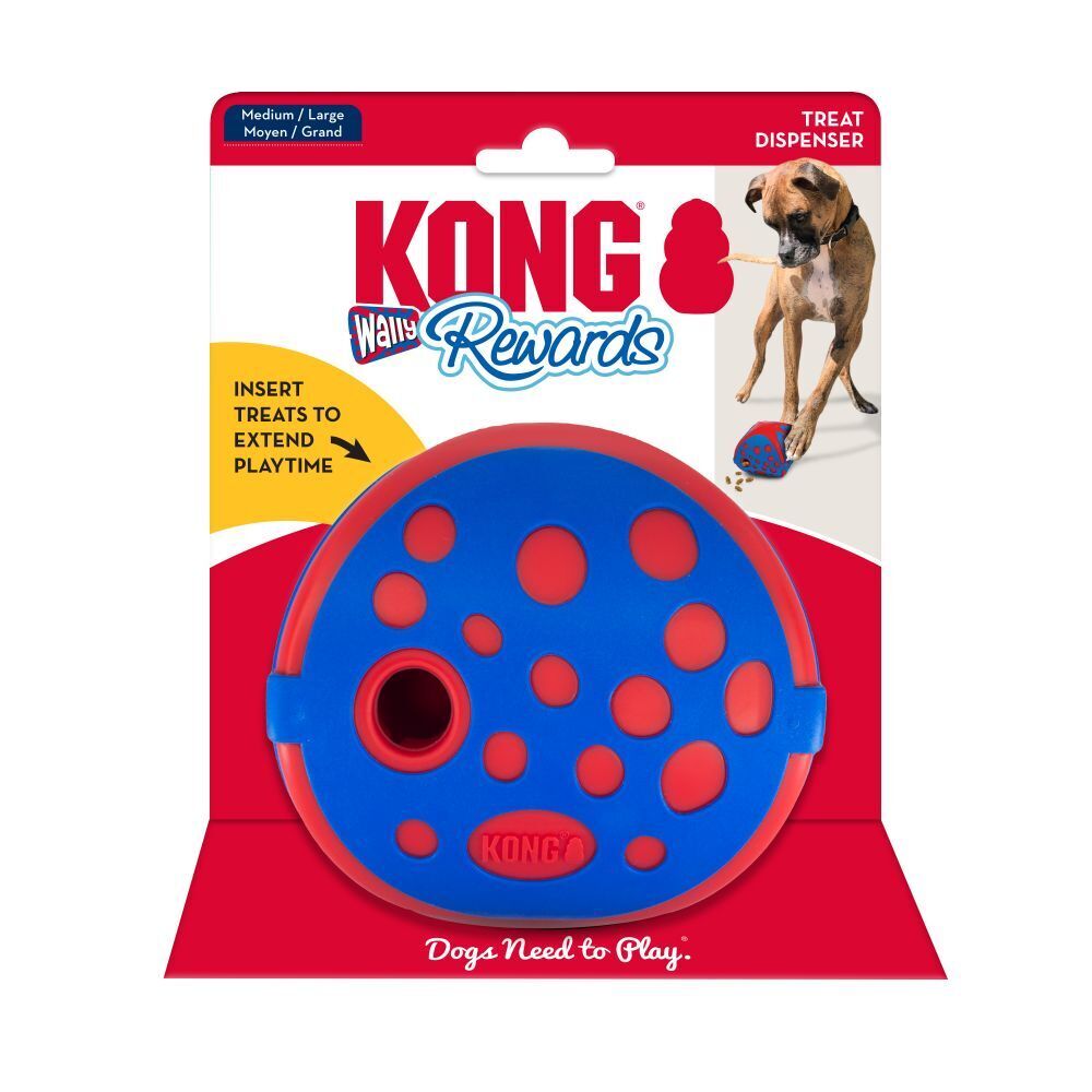 KONG Rewards Wally Interactive Food Dispender Dog Slow Food Bowl