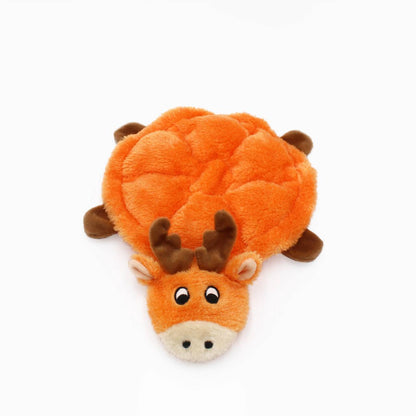 Zippy Paws Squeakie Crawler Plush Squeaker Dog Toy - Moody the Moose