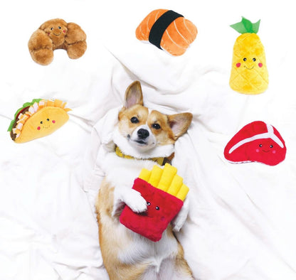 Zippy Paws NomNomz Squeaker Dog Toy - Taco