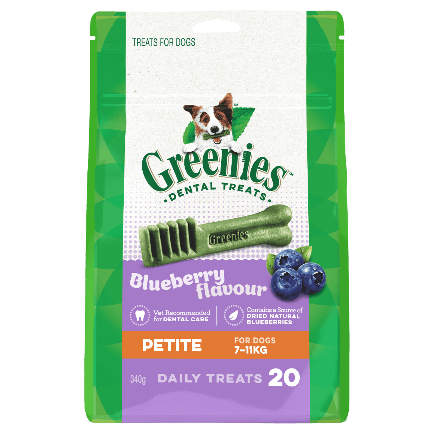 Greenies – Dental Dog Treats – Blueberry