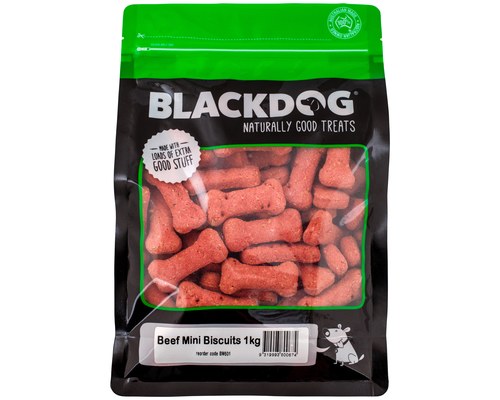 Black Dog – Oven Baked *Mini* Biscuits – 1kg