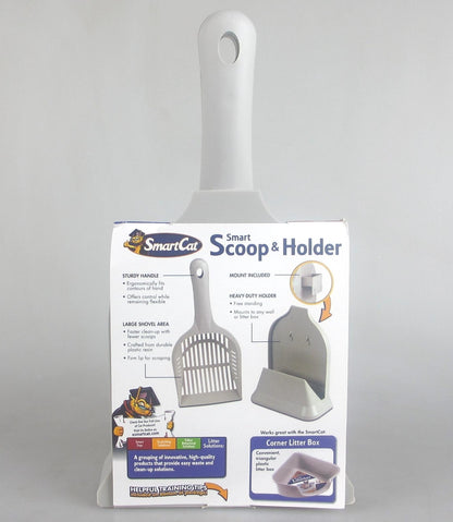 Smartcat Cat Litter Scoop and Holder Set