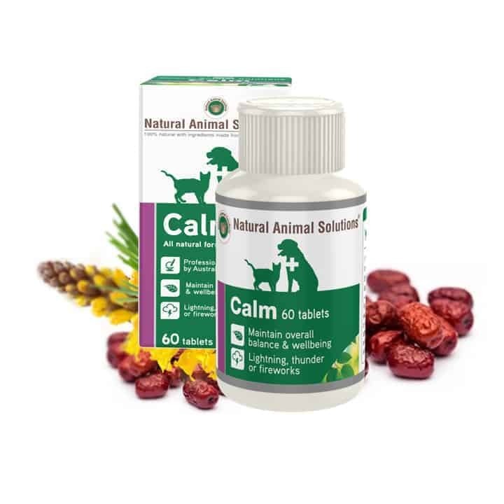 Natural Animal Solutions "Calm" Remedy for Cats & Dogs - 60 tablets