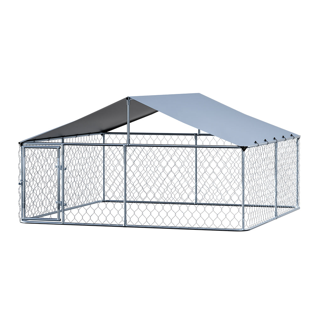 i.Pet Dog Kennel Large House XXL Pet Run Cage Puppy Outdoor Enclosure With Roof