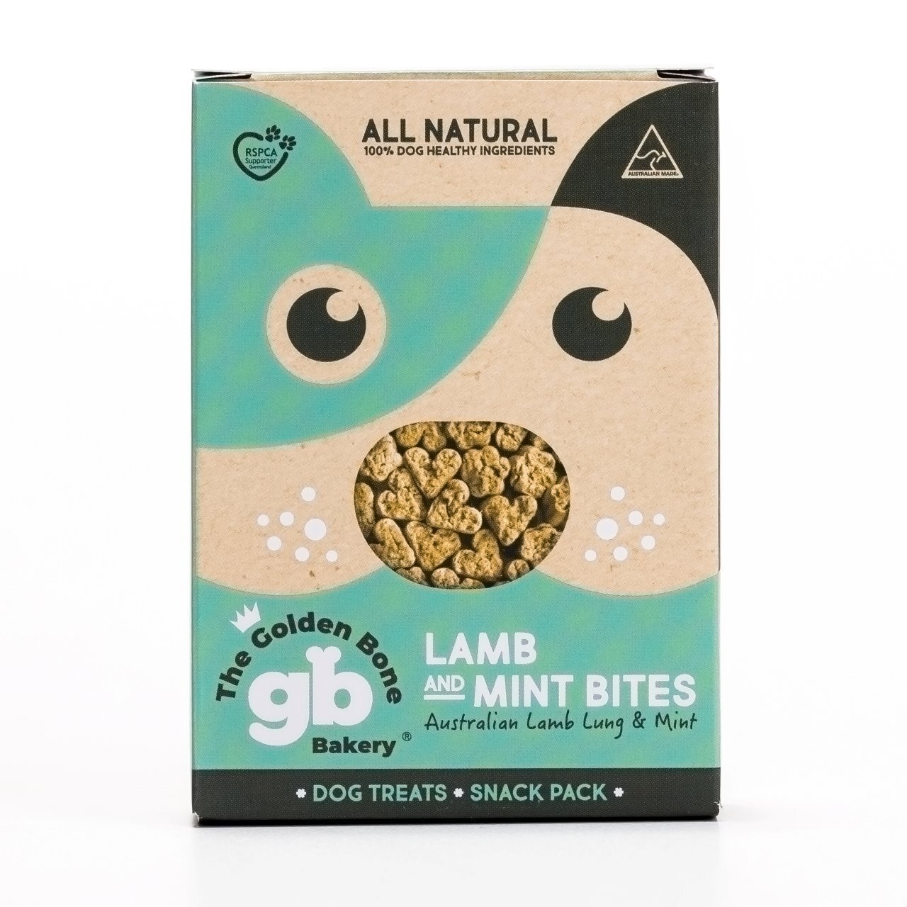 Golden Bone bakery POS Display 16 x 40g - Lamb & Mint Bites Dog Treats