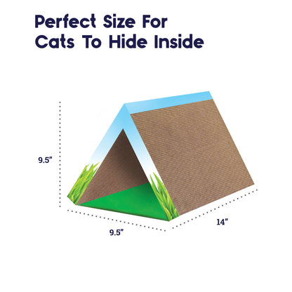 Petstages Fold Away Cardboard Cat Scratcher & Tunnel