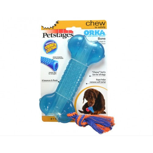 Petstages - Orka - Chew Toy - Bone - Blue