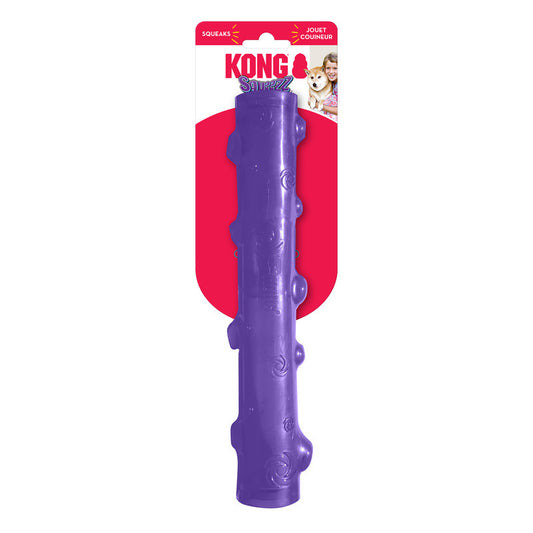 4 x KONG Squeezz Stick Fetch Dog Toy - Large