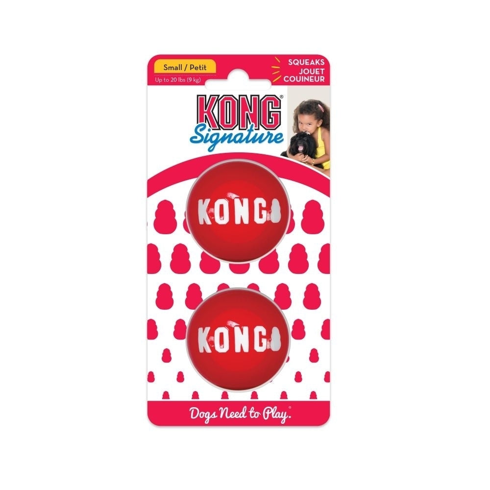 KONG Signature Balls 2-Pk Sm x 3 packs