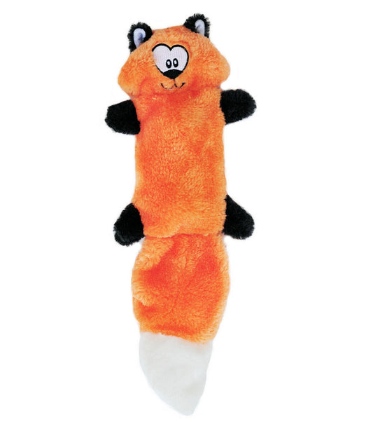 Zippy Paws Stuffing Free Squeaker Dog Toy - Zingy Fox