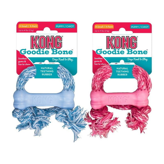 KONG Puppy Goodie Bone Wrope Xsmall 4 pack