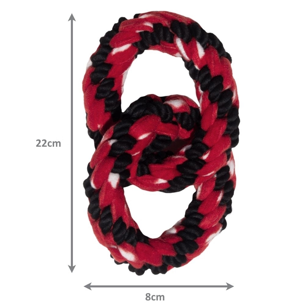 KONG Signature Rope Double Ring Extra Large 2 pack