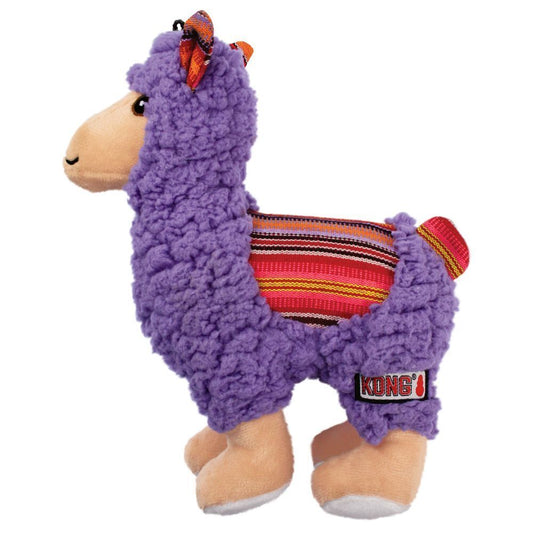 KONG Sherps Plush Dog Toy Llama 3 pack