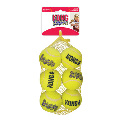 KONG Airdog Squeaker Balls 6 Pack Medium