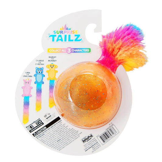 Outward Hound 2-in-1 Surprize Tailz Ball & Plush Toy - Assorted Designs