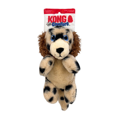 3 x KONG Comfort Pups Plush Dog Toy - Spot Medium