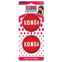 3 x KONG Signature Balls 2-Pk Lg