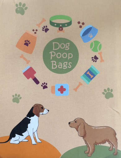 Earth Friendly Dog Poop Bags, the eco-conscious solution for cleaning up after your furry friend! 🌿🐾💩Earth Friendly dog poop bags