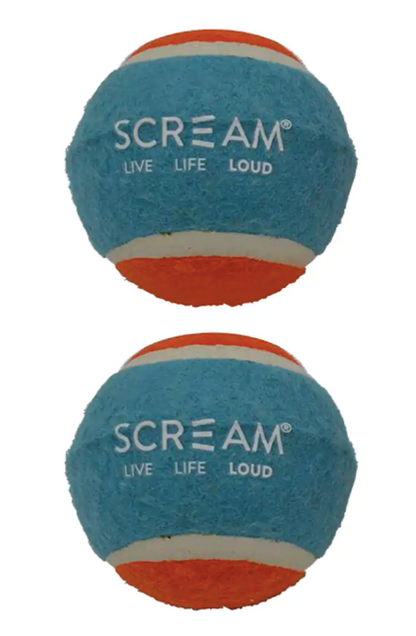 Scream – Tennis Ball Medium – 2 Pack