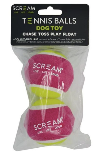 Scream – Tennis Ball Medium – 2 Pack