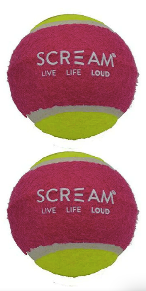 Scream – Tennis Ball Medium – 2 Pack