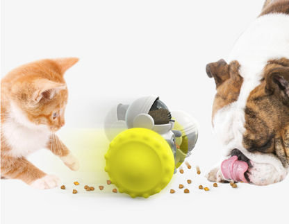 🇦🇺 Smart Tumbler Pet Style Interactive Slow Feeder Pet Toy 🐶🐱🧡 - No Batteries Required!"