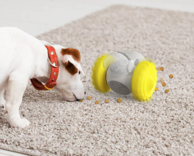 🇦🇺 Smart Tumbler Pet Style Interactive Slow Feeder Pet Toy 🐶🐱🧡 - No Batteries Required!"