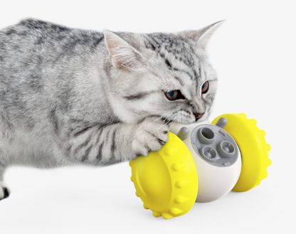 🇦🇺 Smart Tumbler Pet Style Interactive Slow Feeder Pet Toy 🐶🐱🧡 - No Batteries Required!"