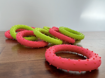 🐾🎉 Life in the Outback Delightful Chewy Rings Dog Toy 🐶🔵