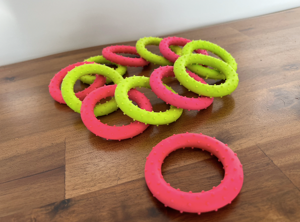 🐾🎉 Life in the Outback Delightful Chewy Rings Dog Toy 🐶🔵