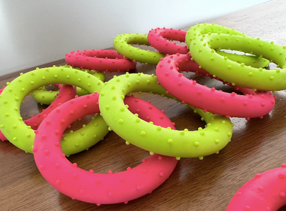 🐾🎉 Life in the Outback Delightful Chewy Rings Dog Toy 🐶🔵