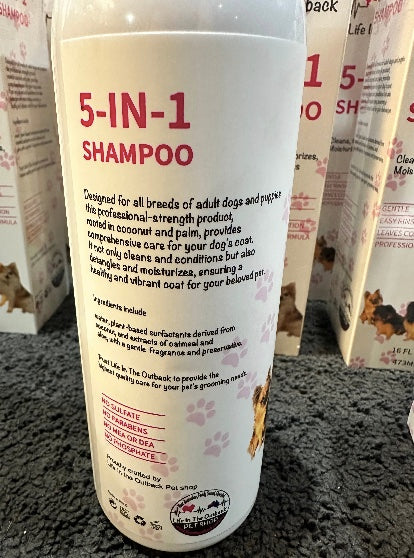 Life in the outback 5 in 1 Shampoo