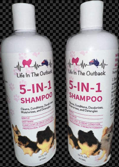 Life in the outback 5 in 1 Shampoo