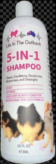 Life in the outback 5 in 1 Shampoo