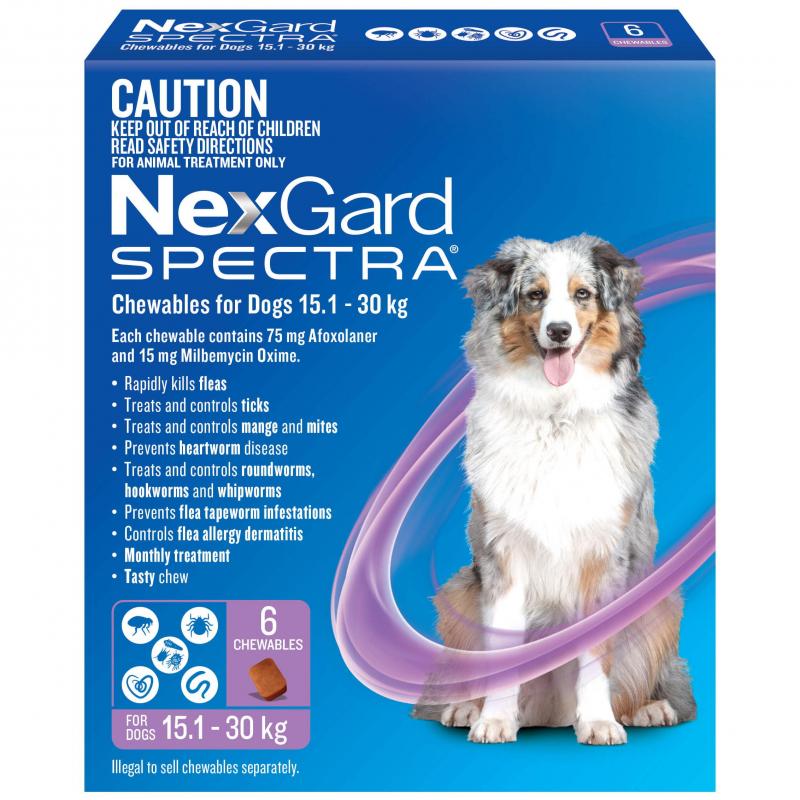 Nexgard SPECTRA – Flea, Tick, Heartworm & Worm Control