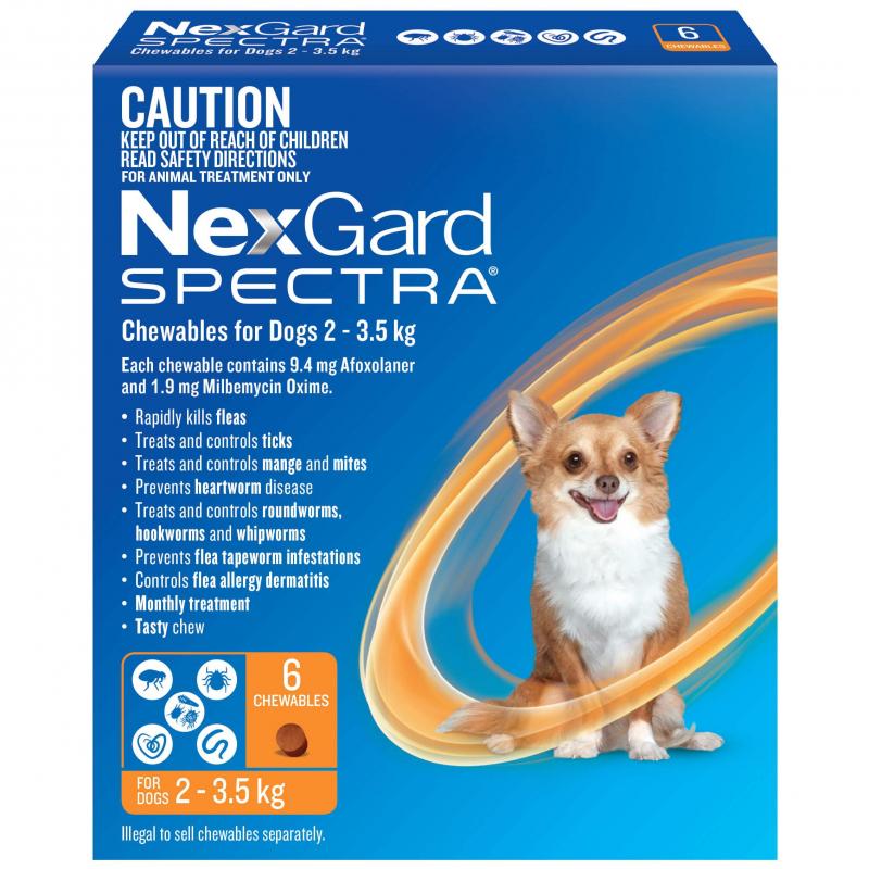 Nexgard SPECTRA – Flea, Tick, Heartworm & Worm Control