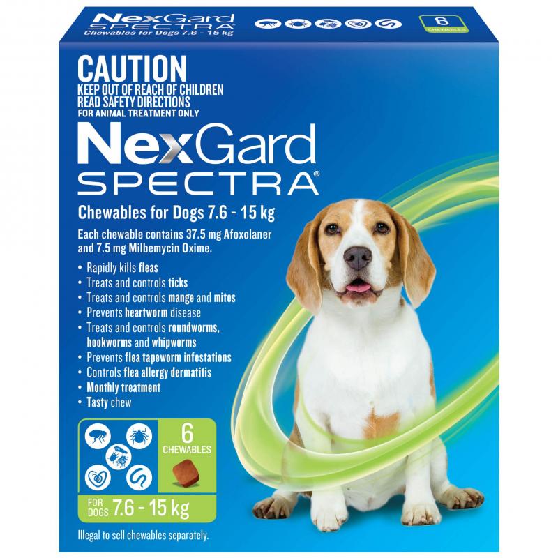 Nexgard SPECTRA – Flea, Tick, Heartworm & Worm Control