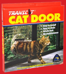 Transcat Clear Pet Cat and Dog Door - Small