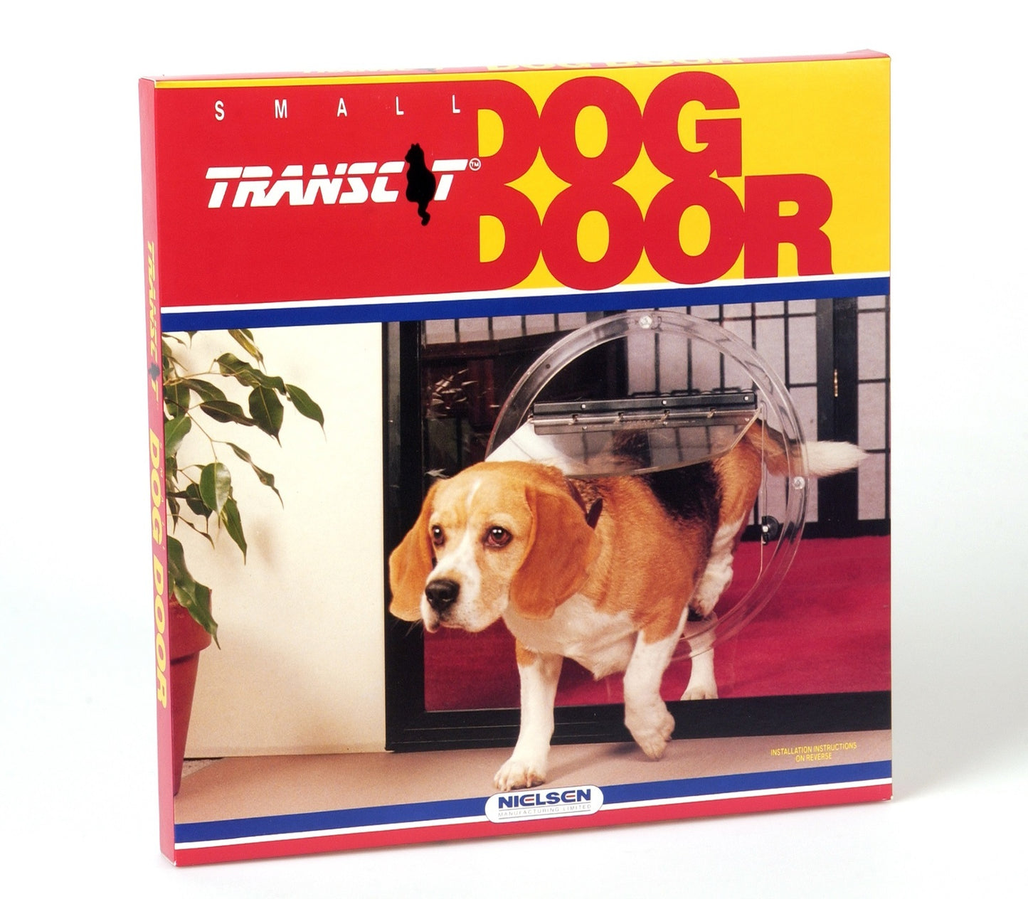 Transcat Clear Pet Dog or Cat Door - Large