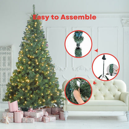 Festiss 2.4m Christmas Trees With Warm LED