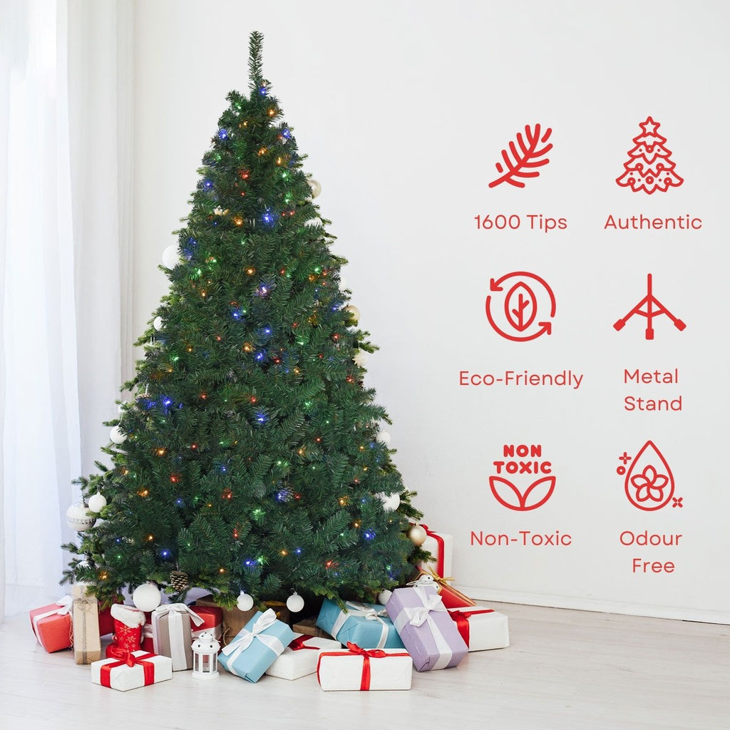 Festiss 2.1m Christmas Tree With 4 Colour LED