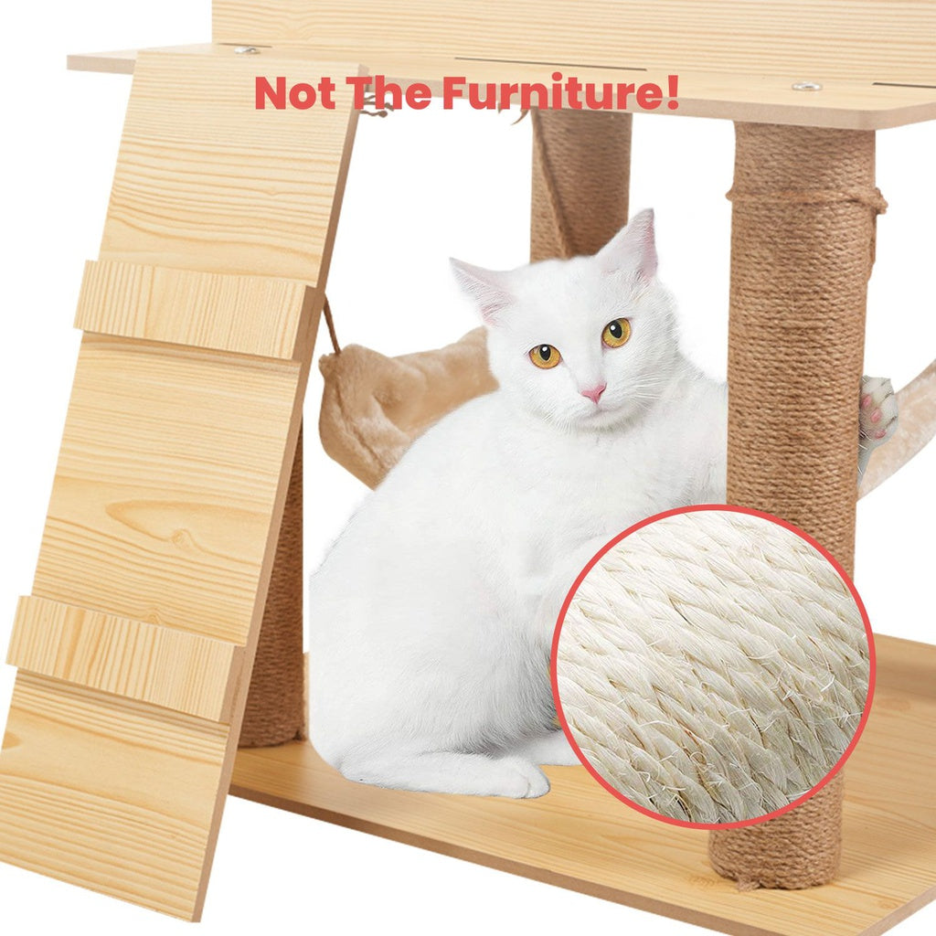 FLOOFI 130cm Wooden Cat Tree