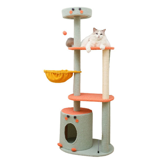 Floofi 143cm Dinosaur Cat Condo Cat Tree Green