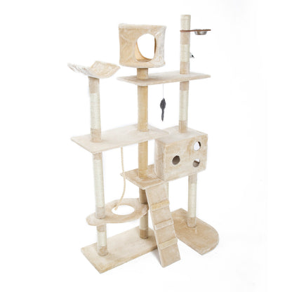 Cat Tree Multi Level Scratcher DANIE 170cm BEIGE