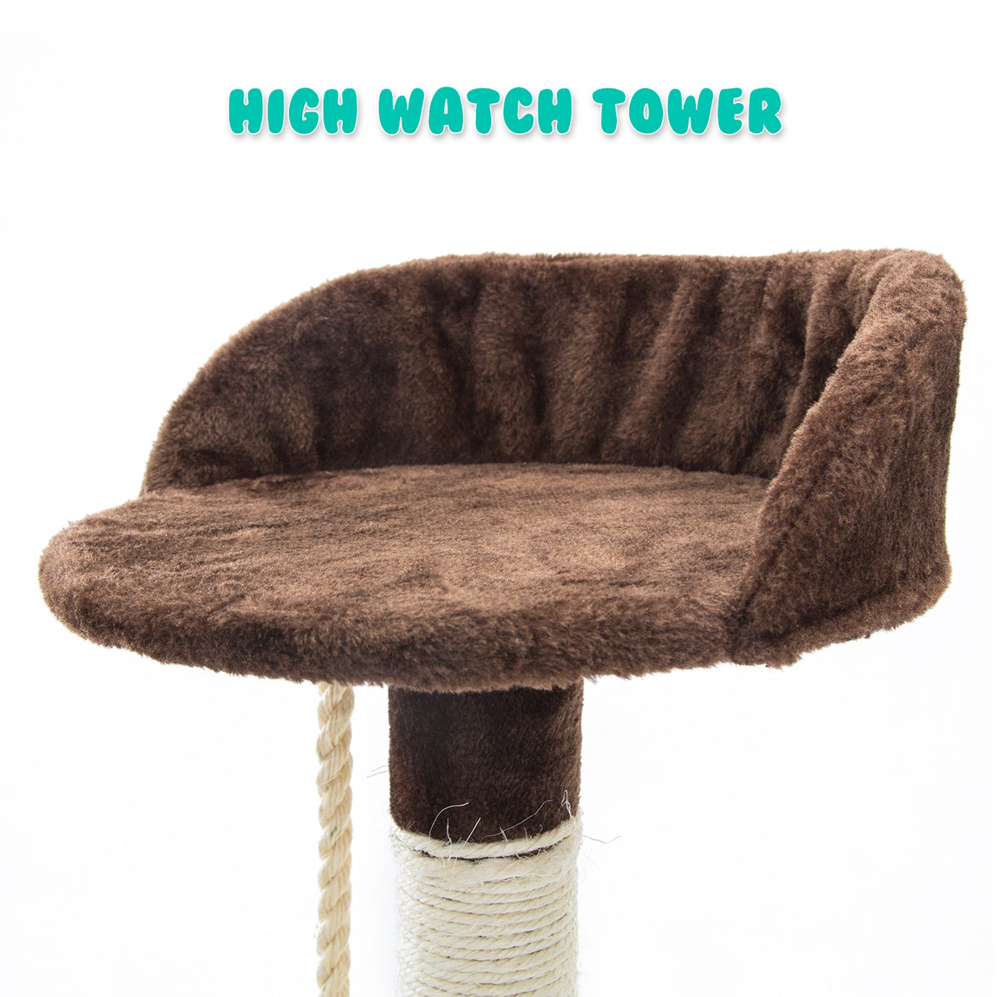 Cat Tree Multi Level Scratcher FUJI 170cm BROWN