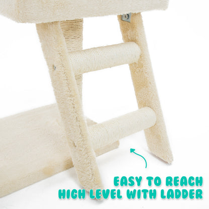 Cat Tree Multi Level Scratcher ATACAMA 100cm BEIGE