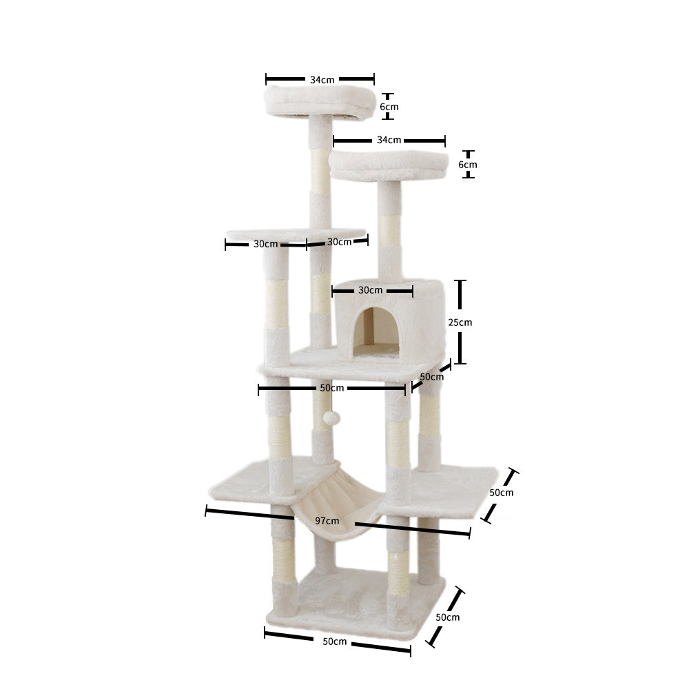 CATIO Tranquility Condo Scratching Post 50x50x174cm